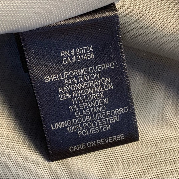 Women’s S BCBG PARIS Silver Sparkle & Shine Pleated Swing Mini Holiday Dress EXC - Picture 15 of 15